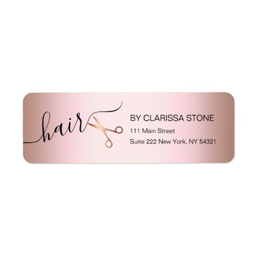 Eleganter Friseursalon der modernen Rose (Vorne)