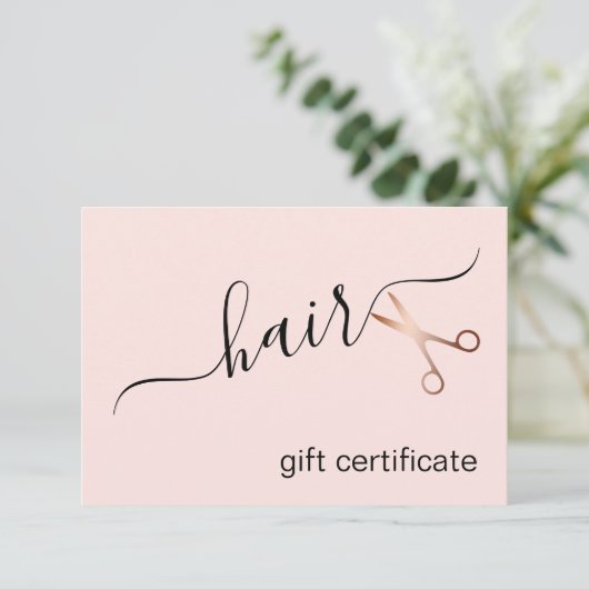 Eleganter Friseursalon der modernen Rose (Stehend Vorderseite)