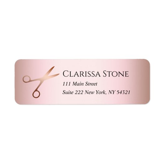 Eleganter Friseursalon der modernen Rose (Vorne)