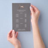 Eleganter Friseursalon der modernen Rose Flyer (Handgriff)