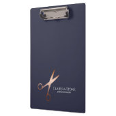 Eleganter Friseursalon der modernen Rose Klemmbrett (Links)