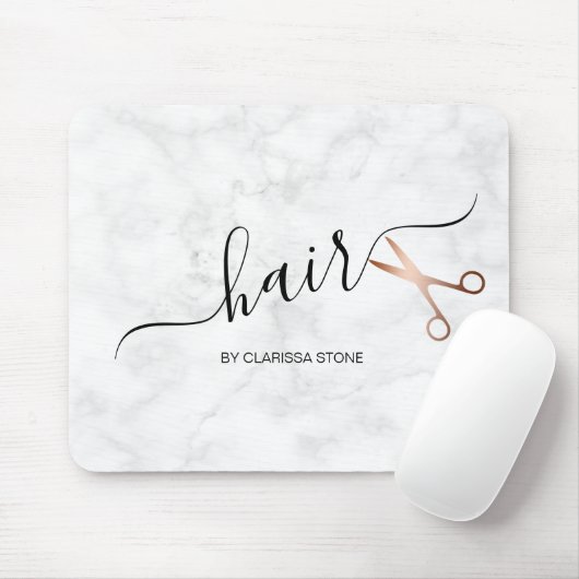 Eleganter Friseursalon der modernen Rose Mousepad (Mit Mouse)
