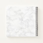 Eleganter Friseursalon der modernen Rose Notizblock (Rückseite)