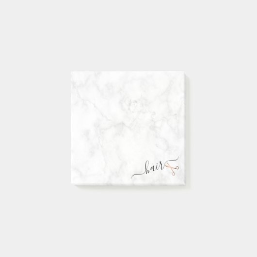 Eleganter Friseursalon der modernen Rose Post-it Klebezettel (Vorderseite)