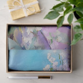 Eleganter Frog in Lavendel Frühlingsdekoupage Seidenpapier (Geschenk)