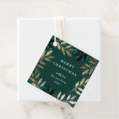 Eleganter froher Weihnachts-Golfurlaub Geschenkanhänger (Beispiel)