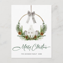 Eleganter froher Weihnachtsaufenthalt Postkarte