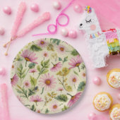 Eleganter Frühling Floral Pappteller (Party)