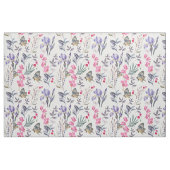 Eleganter Frühlingsblumen-Schmetterling Stoff (Fat Quarter (45,7 x 55,9 cm))