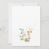 Eleganter Frühlingspark Blühende Hochzeit Einladun Einladung (Rückseite)