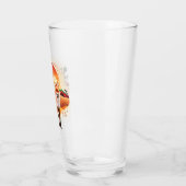 Eleganter Fuchs-Becher Glas (Links)