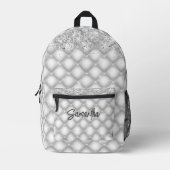 Eleganter funkelnd Glitzer Bedruckter Rucksack (Vorderseite)