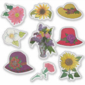 Eleganter Garten Aufkleber (Vorderseite)