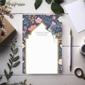 Eleganter Garten Schlucken Vintag Post-it Klebezettel