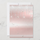 Eleganter Geburtstag Einladung (Rückseite)