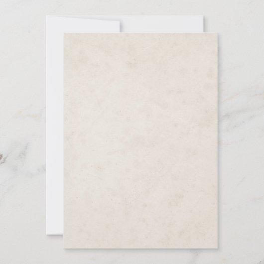 Eleganter Geburtstag Einladung mit Blume (Rückseite)