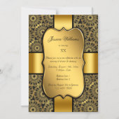 Eleganter Geburtstag Magneteinladung (Vorderseite)