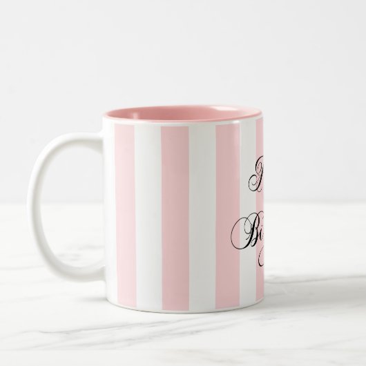 Eleganter Geburtstag Zweifarbige Tasse (Links)