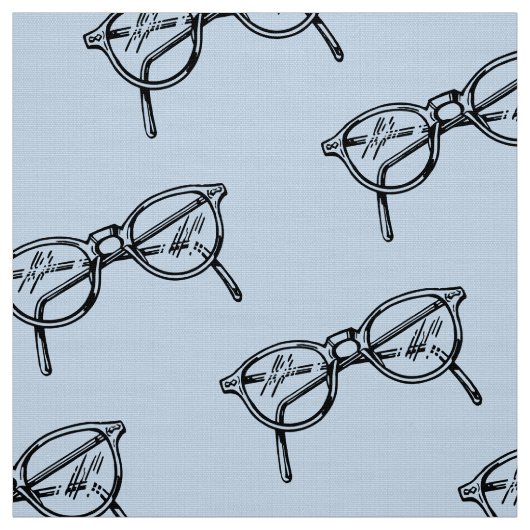 ELEGANTER GEEK CHIC ROUND GLASSES PATTER STOFF (Muster)