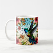 Eleganter, gefestigter Glaseffekt von Hummingbird Kaffeetasse (Links)