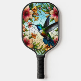 Eleganter, gefestigter Glaseffekt von Hummingbird Pickleball Schläger