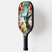 Eleganter, gefestigter Glaseffekt von Hummingbird Pickleball Schläger (Links)