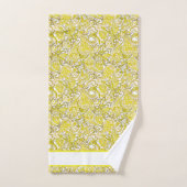Eleganter Gelbpaisley Badhandtuch Set (Handtuch)