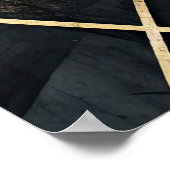 Eleganter gemalter Hintergrund Poster (Ecke)