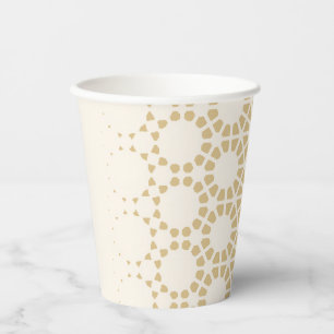 Eleganter geometrischer Babyduschtopf Pappbecher
