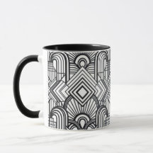 Eleganter geometrischer Kaffeebecher