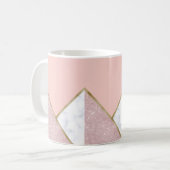 Eleganter geometrischer kaffeetasse (Vorderseite Links)