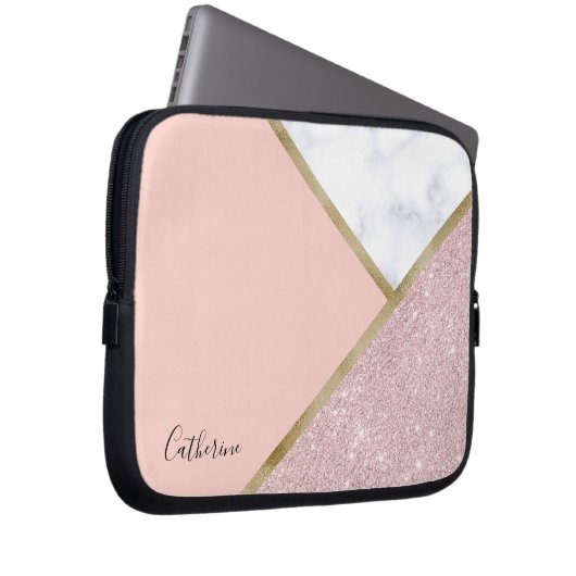 Eleganter geometrischer laptopschutzhülle (Vorne Rechts)