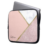 Eleganter geometrischer laptopschutzhülle (Vorderseite Links)