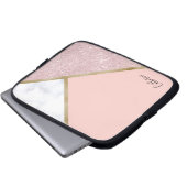 Eleganter geometrischer laptopschutzhülle (Vorne Knopf)