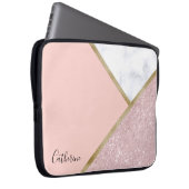 Eleganter geometrischer laptopschutzhülle (Vorne Rechts)