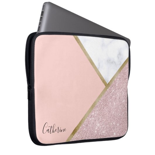 Eleganter geometrischer laptopschutzhülle (Vorne Rechts)