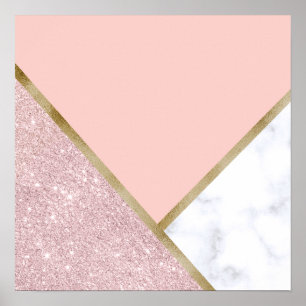 Eleganter geometrischer poster