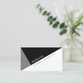 eleganter, geometrischer und moderner Stil Visitenkarte (Stehend Vorderseite)