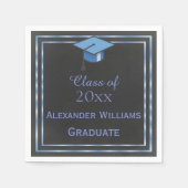 Eleganter Gerahmter Abschluss Serviette (Vorderseite)