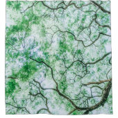 Eleganter, gespitzter Blätter und Duschvorhang (Vorderseite)