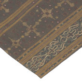 Eleganter gestreifter Batik Tischläufer (Ecke)