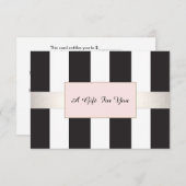 Eleganter gestreifter Wellness-Center und Salon-Ge (Vorne/Hinten)