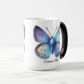 Eleganter Gewöhnlicher Blauer Schmetterlings-Wrap Verwandlungstasse (VorderseiteRechts)