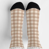 Eleganter Gingham Gingham-Gingham-Gingham-Gingham- Socken (Oben)