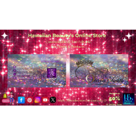 Eleganter Girly Crown Colorful Glitzer QR Code Visitenkarte