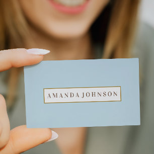 Eleganter Girly Day Wellness-Center Salon Blassbla Visitenkarte