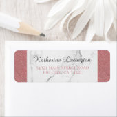 Eleganter Girly Marble Blush Pink Glitzer (Insitu)