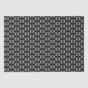 Eleganter Glam Black and White Flair Jeden Anlaß Seidenpapier