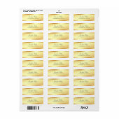 Eleganter Glamour Gold handgeschriebene Skriptname (Vorne)