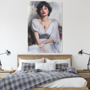 Eleganter Glamour Leinwanddruck